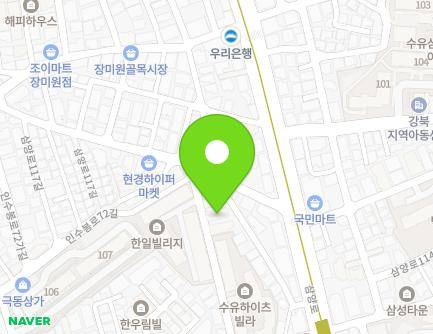 18-26 Samyang-ro 111-gil, Gangbuk-gu, Seoul, Republic of Korea Map