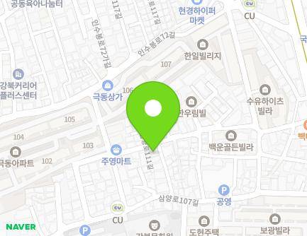 45 Samyang-ro 111-gil, Gangbuk-gu, Seoul, Republic of Korea Map