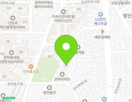 36-6 Geumnanghwa-ro 11-gil, Gangseo-gu, Seoul, Republic of Korea Map