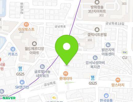 96 Geumnanghwa-ro, Gangseo-gu, Seoul, Republic of Korea Map