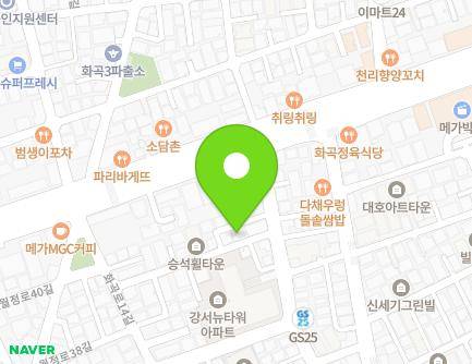 14-6 Hwagok-ro 18-gil, Gangseo-gu, Seoul, Republic of Korea Map