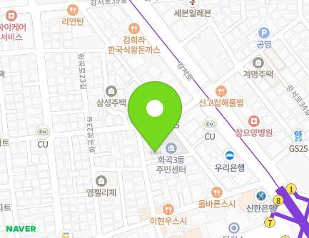 13-10 Gangseo-ro 33ga-gil, Gangseo-gu, Seoul, Republic of Korea Map