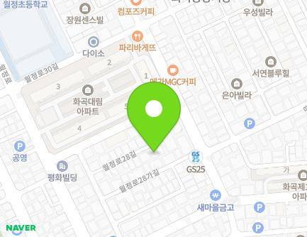 28-9 Woljeong-ro 28-gil, Gangseo-gu, Seoul, Republic of Korea Map