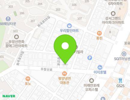 119 Ujangsan-ro, Gangseo-gu, Seoul, Republic of Korea Map