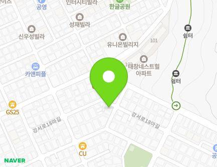 34-30 Gangseo-ro 18ba-gil, Gangseo-gu, Seoul, Republic of Korea Map
