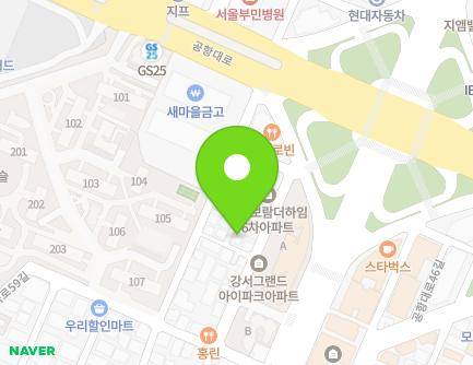 39-4 Ujangsan-ro 15-gil, Gangseo-gu, Seoul, Republic of Korea Map