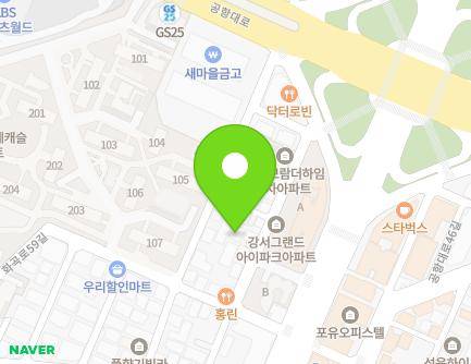 39-3 Ujangsan-ro 15-gil, Gangseo-gu, Seoul, Republic of Korea Map