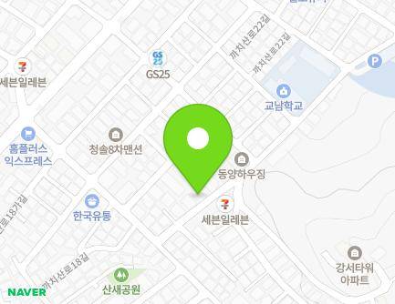 13 Kkachisan-ro 18da-gil, Gangseo-gu, Seoul, Republic of Korea Map