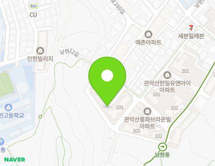 21 Namhyeon 12-gil, Gwanak-gu, Seoul, Republic of Korea Map