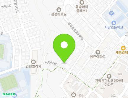 40 Namhyeon 12-gil, Gwanak-gu, Seoul, Republic of Korea Map