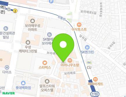 5-2 Boramae-ro 3-gil, Gwanak-gu, Seoul, Republic of Korea Map