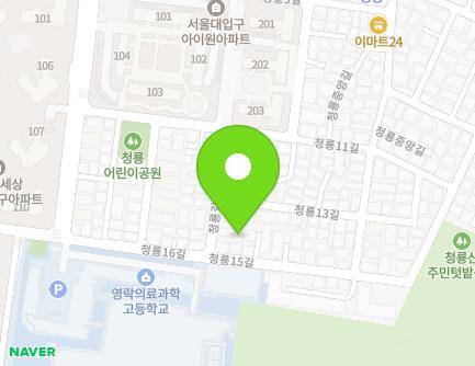 109 Cheongnyong-gil, Gwanak-gu, Seoul, Republic of Korea Map