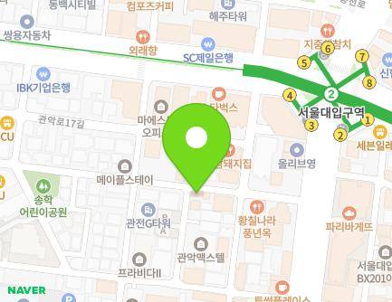 23 Gwanak-ro 15-gil, Gwanak-gu, Seoul, Republic of Korea Map
