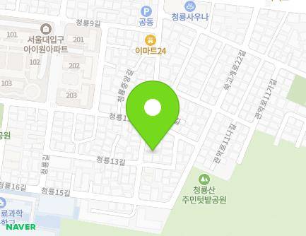 43 Cheongnyongjungang-gil, Gwanak-gu, Seoul, Republic of Korea Map