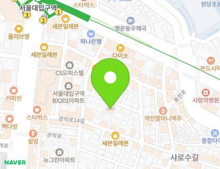 23-10 Nambusunhwan-ro 226-gil, Gwanak-gu, Seoul, Republic of Korea Map