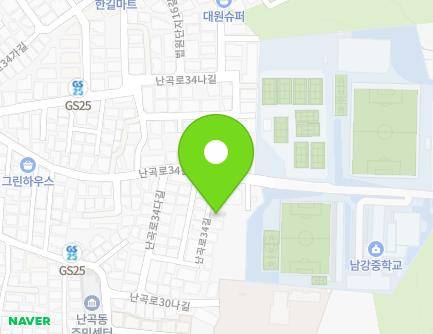 70-7 Nangok-ro 34-gil, Gwanak-gu, Seoul, Republic of Korea Map