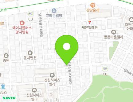 38 Nambusunhwan-ro 190-gil, Gwanak-gu, Seoul, Republic of Korea Map