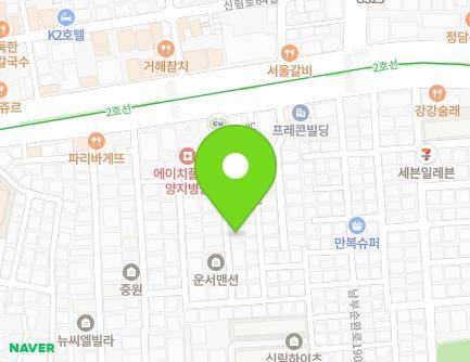 19 Nambusunhwan-ro 186ga-gil, Gwanak-gu, Seoul, Republic of Korea Map