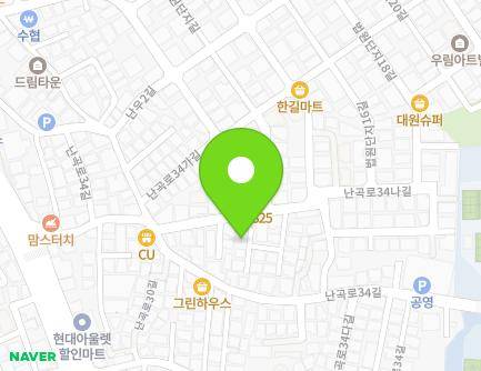 14-6 Nangok-ro 34na-gil, Gwanak-gu, Seoul, Republic of Korea Map