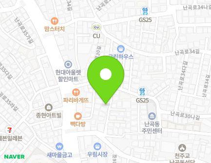 8 Nangok-ro 30ga-gil, Gwanak-gu, Seoul, Republic of Korea Map