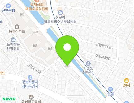 283 Sillim-ro, Gwanak-gu, Seoul, Republic of Korea Map