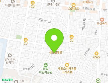 71 Hoam-ro 20-gil, Gwanak-gu, Seoul, Republic of Korea Map