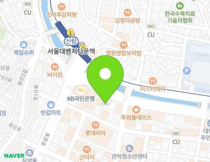 131 Sillim-ro, Gwanak-gu, Seoul, Republic of Korea Map
