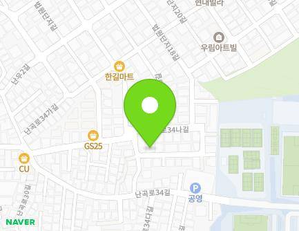 70 Nangok-ro 34na-gil, Gwanak-gu, Seoul, Republic of Korea Map