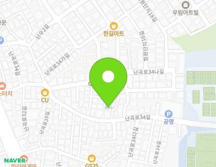 22-11 Nangok-ro 34na-gil, Gwanak-gu, Seoul, Republic of Korea Map