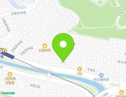 26 Sillim-ro 44ga-gil, Gwanak-gu, Seoul, Republic of Korea Map