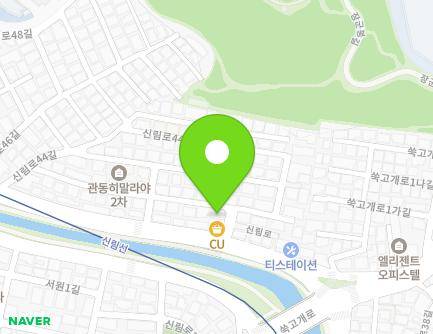 38 Sillim-ro 44ga-gil, Gwanak-gu, Seoul, Republic of Korea Map