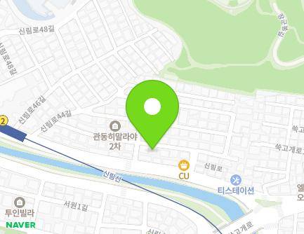 30 Sillim-ro 44ga-gil, Gwanak-gu, Seoul, Republic of Korea Map