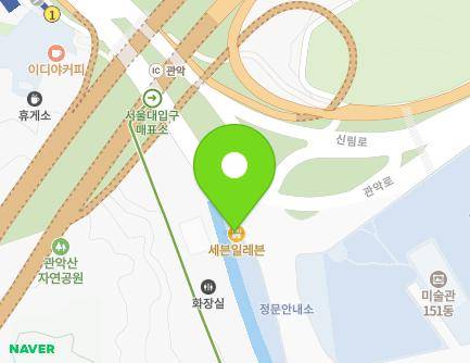 1 Sillim-ro, Gwanak-gu, Seoul, Republic of Korea Map