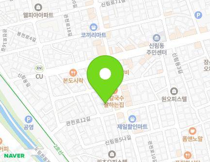 25-8 Sillimdong 5ga-gil, Gwanak-gu, Seoul, Republic of Korea Map