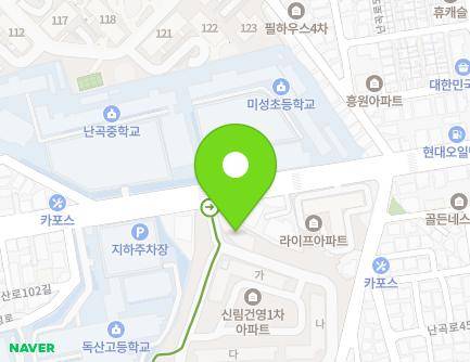 76 Munseong-ro, Gwanak-gu, Seoul, Republic of Korea Map
