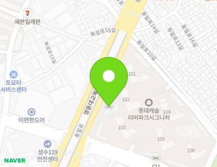 56 Dongil-ro, Gwangjin-gu, Seoul, Republic of Korea Map