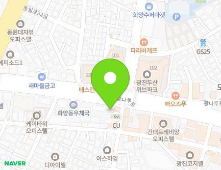 364 Gwangnaru-ro, Gwangjin-gu, Seoul, Republic of Korea Map