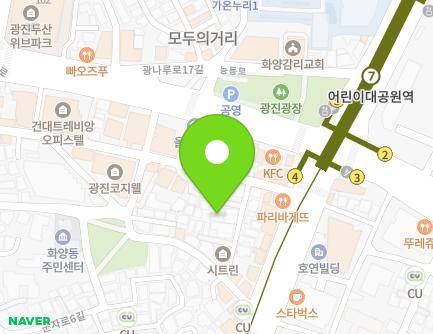 21-14 Neungdong-ro 19-gil, Gwangjin-gu, Seoul, Republic of Korea Map