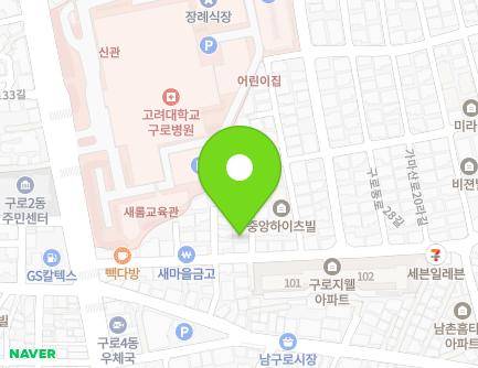 25-3 Gurodong-ro 28-gil, Guro-gu, Seoul, Republic of Korea Map