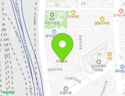 13 Beotkkot-ro 76-gil, Guro-gu, Seoul, Republic of Korea Map