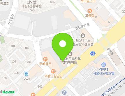 611-7 Gyeongin-ro, Guro-gu, Seoul, Republic of Korea Map