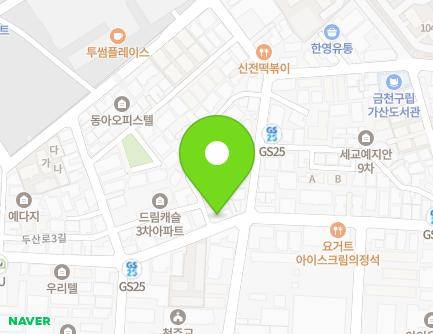 96 Gasan-ro 3-gil, Geumcheon-gu, Seoul, Republic of Korea Map
