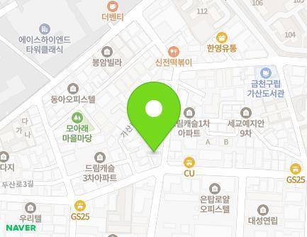 92 Gasan-ro 3-gil, Geumcheon-gu, Seoul, Republic of Korea Map