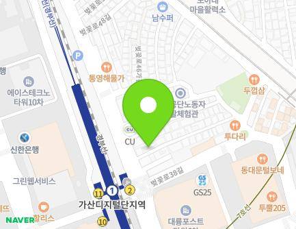 3 Beotkkot-ro 40-gil, Geumcheon-gu, Seoul, Republic of Korea Map