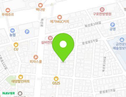 46 Munseong-ro 1-gil, Geumcheon-gu, Seoul, Republic of Korea Map