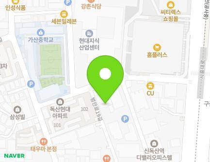 22 Beoman-ro 19-gil, Geumcheon-gu, Seoul, Republic of Korea Map
