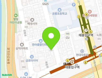 419-11 Hwarang-ro, Nowon-gu, Seoul, Republic of Korea Map