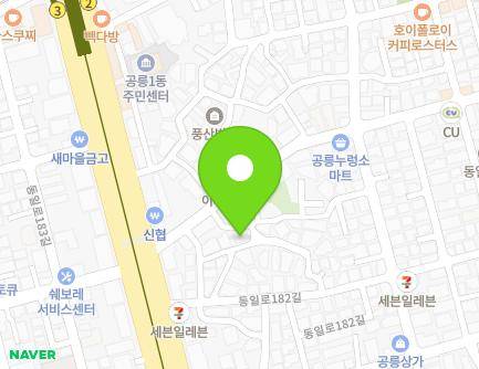 7-11 Dongil-ro 182-gil, Nowon-gu, Seoul, Republic of Korea Map