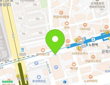 62-2 Sanggye-ro, Nowon-gu, Seoul, Republic of Korea Map