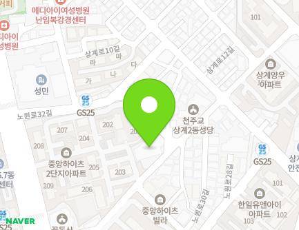 30-20 Nowon-ro 32-gil, Nowon-gu, Seoul, Republic of Korea Map